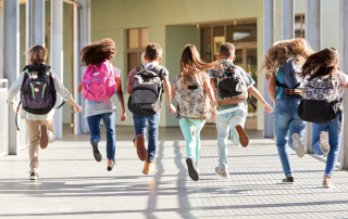Children's running in school