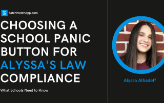 School Panic Button for Alyssa's Law