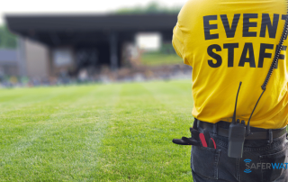 security guard monitoring event