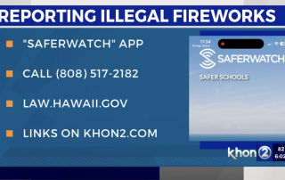 Hawaii Fireworks Tip Reporting SaferWatch App