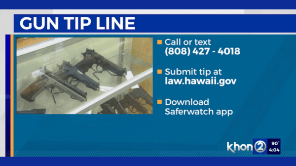 New ‘Gun Tip Line’ launched in effort to protect neighborhoods