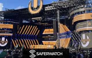 SaferWatch Signage at Ultra Music Festival