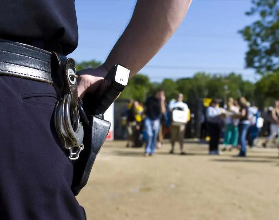 Law enforcement safety app
